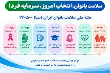 هفته ملی سلامت بانوان